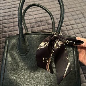 Aldo Elegant Black Leather Satchel